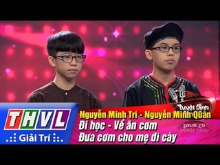 THVL | Tuyệt đỉnh song ca - Tập 13: Đi học, Đưa cơm cho mẹ đi cày, Về ăn cơm - Minh Trí, Minh Quân