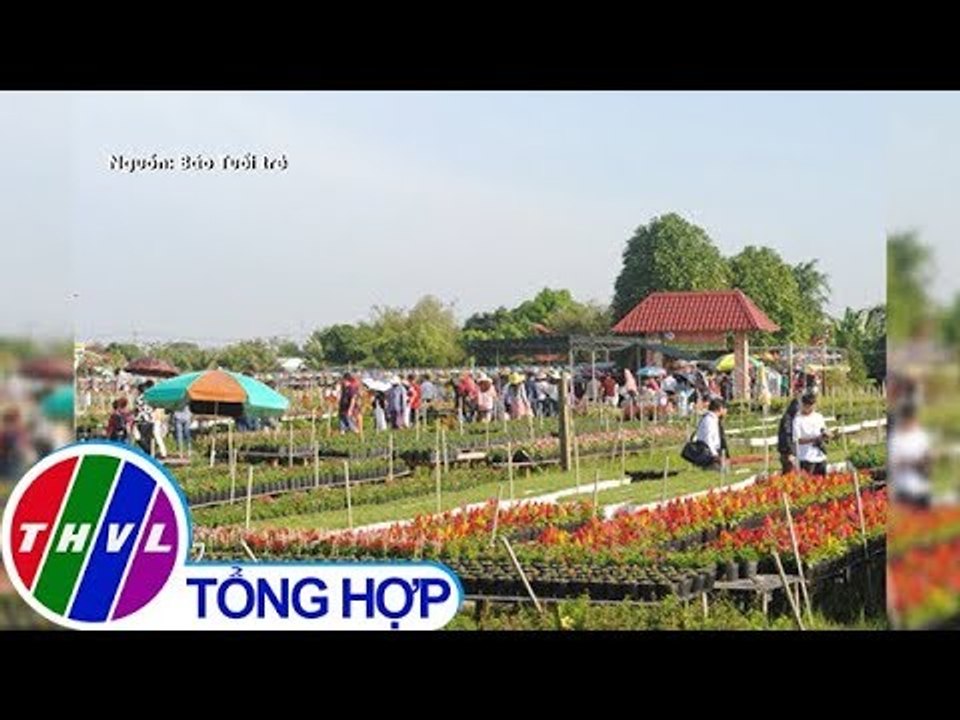 THVL | Hàng chục ngàn du khách đổ về làng hoa Sa Đéc, giao thông ùn tắc