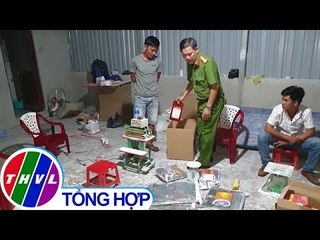 THVL | Bắt quả tang 2 đối tượng sản xuất thuốc nuôi tôm giả tại Long An