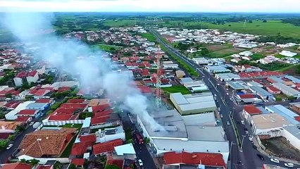 Incêndio atinge empresa em Auriflama (SP)