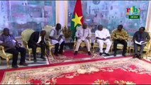RTB - Audience du Président du Burkina Faso avec une délégation des conférenciers sur le colloque de la Haute Volta