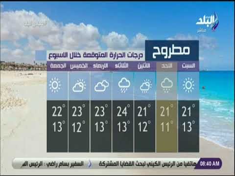 صباح البلد - تعرف علي حالة الطقس ودرجات الحرارة مع صباح البلد