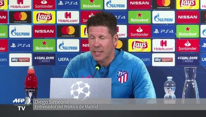 Simeone rechaza la etiqueta de favoritos ante la Juventus