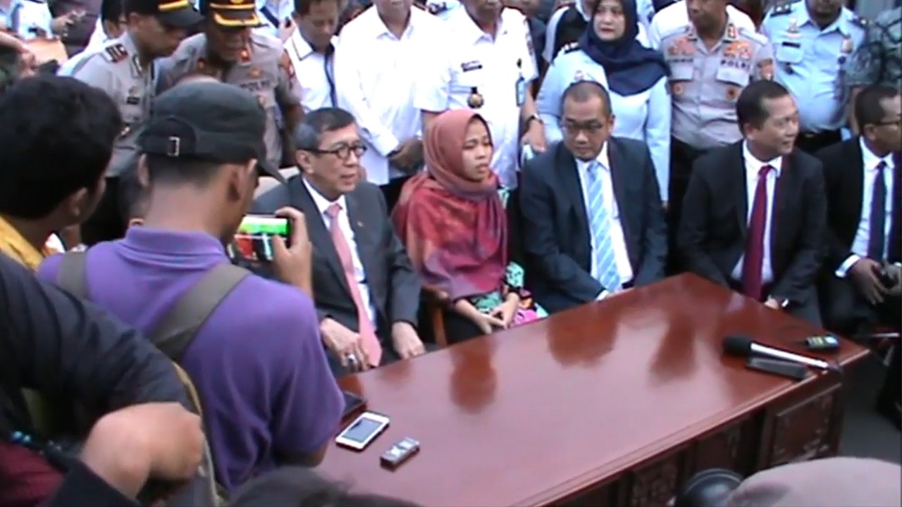 Siti Aisyah Mantan Terdakwa Kasus Pembunuhan Kim Jong Nam Tiba di Tanah Air