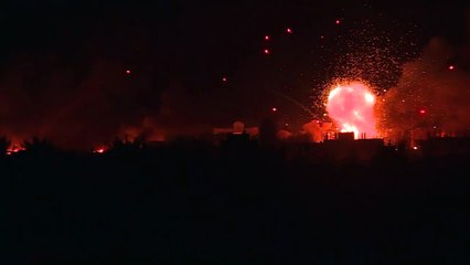 تجدد القصف المدفعي والجوي على جيب تنظيم الدولة الإسلامية في شرق سوريا