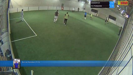 But de Hamilton  (11-3) - ENSMATCH Vs FC POKEMON  - 11/03/19 21:00 - LIGUE 3 - Poitiers Game Parc
