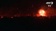 Ralentizan bombardeos contra últimas posiciones del EI en Siria