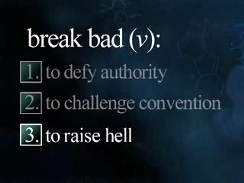 Breaking Bad- Definition Promo