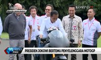 Presiden Jokowi Jajal Motor MotoGP di Istana Bogor