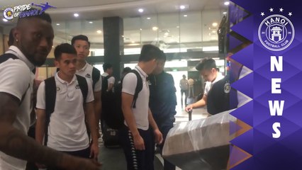 CLB Hà Nội có mặt tại Singapore, sẵn sàng cho thử thách mang tên Tampines Rovers tại AFC Cup