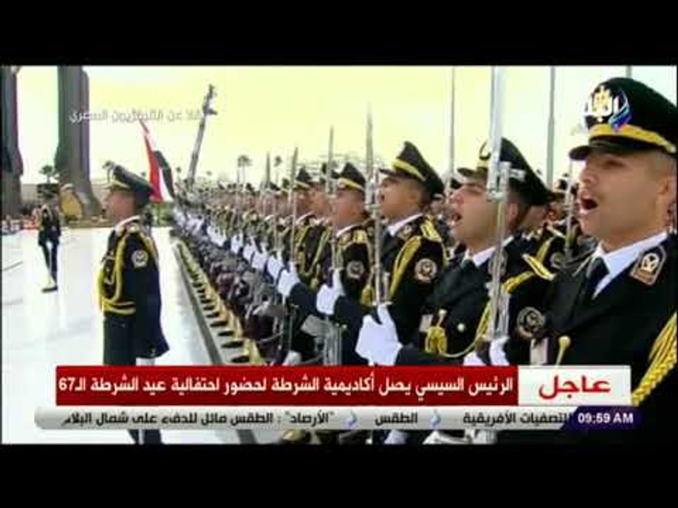 صدى البلد - الرئيس السيسى يضع إكليلا من الزهور على النصب التذكارى بأكاديمية الشرطة