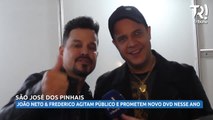 Em passagem por São José dos Pinhais, João Neto & Frederico prometem novo DVD