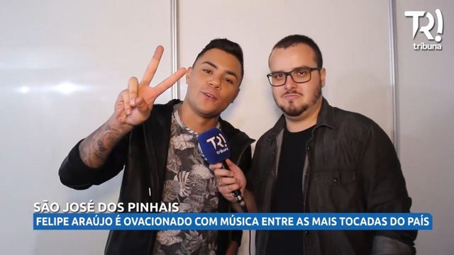 Principal atração em São José dos Pinhais, Felipe Araújo faz convite a Tribuna do Paraná