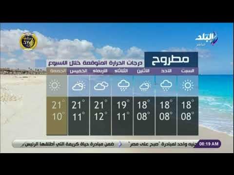 صباح البلد - تعرف على درجات الحرارة المتوقعة خلال الاسبوع