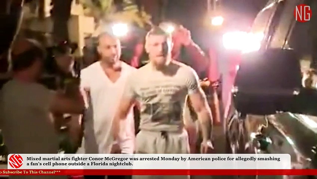 Conor McGregor Arrested For Strong-Armed Robbery
