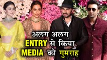 Alia - Ranbir, Malaika - Arjun, Varun - Natasha Smartly DISTRACT MEDIA At Akash Ambani's Reception