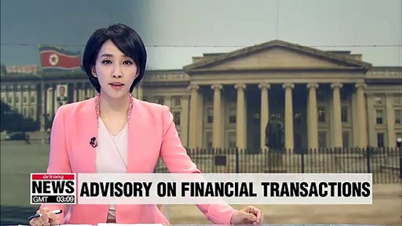 U.S. Treasury Dept. reiterates need to avoid financial transactions with N. Korea: VOA