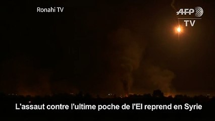 Syrie: les forces antijihadistes reprennent l'assaut contre l'EI