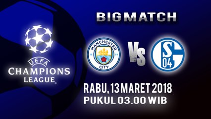 Jadwal pertandingan Liga Champions Manchester City Vs Schalke 04, Dini Hari Nanti