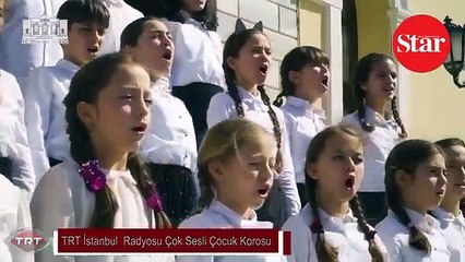 İstanbul’da kutlamalar TRT çocuk korosunun İstiklal Marşı’nı okumasıyla başladı