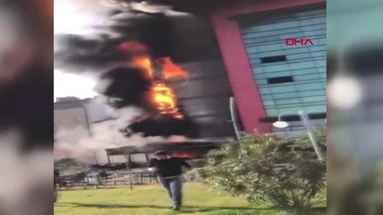 Trabzon-Avrasya Üniversitesi'nde Yangın Çıktı-4