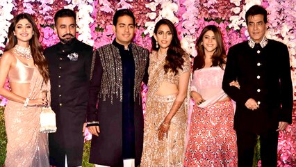 Celebs At Akash Ambani's Wedding Reception Red Carpet