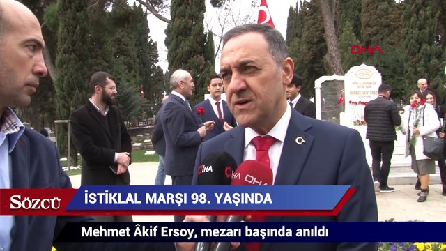 Mehmet Akif Ersoy, mezarı başında anıldı