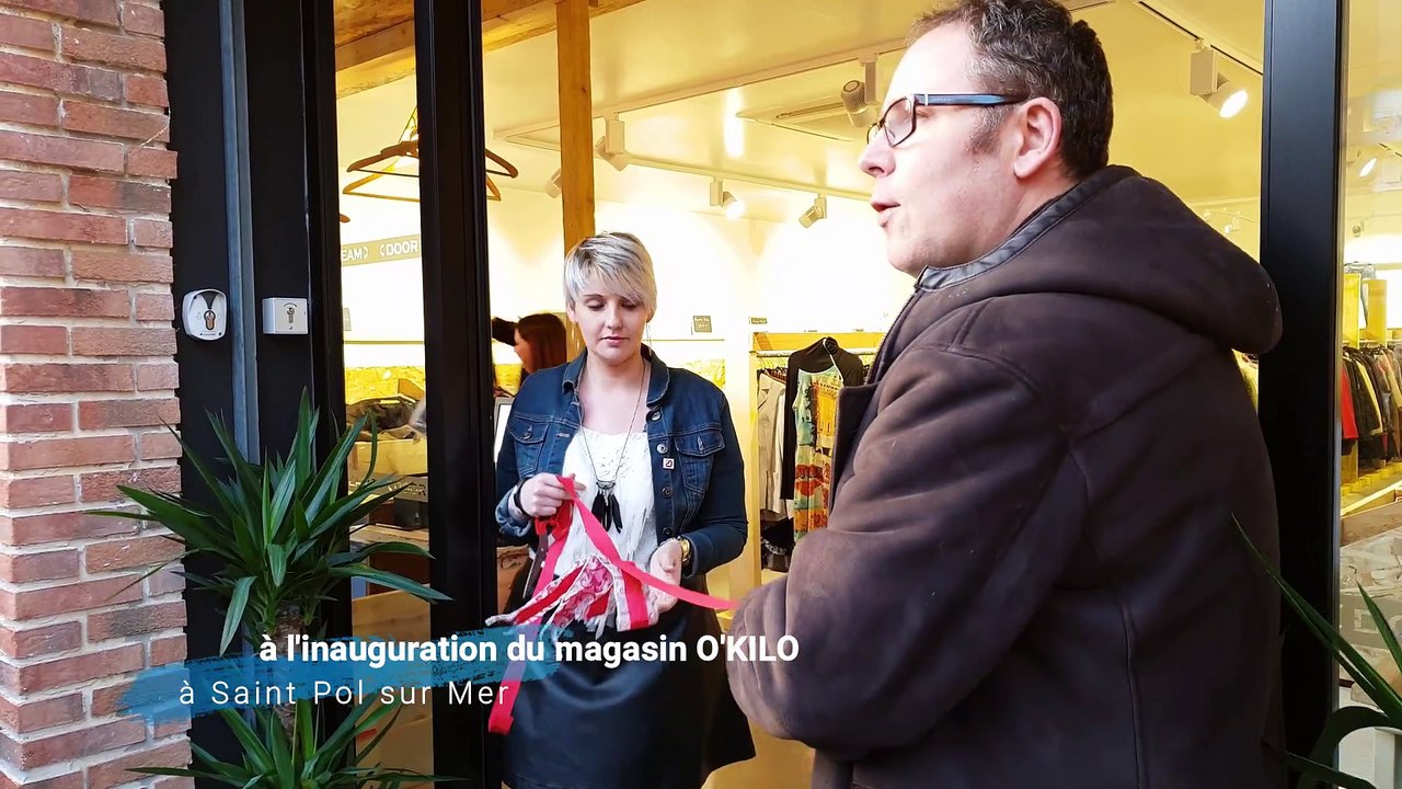 A l'inauguration du magasin O'KILO à Saint Pol sur Mer