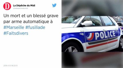 Marseille. Un homme tué par arme automatique et un autre blessé.