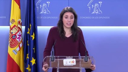 Irene Montero destroza el español y anuncia un acto con "portavozas" (7 de febrero de 2018)
