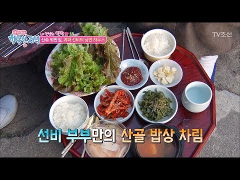 산속 외딴집, 선비 부부만의 산골 밥상! [행복한 저녁] 44회 20170616