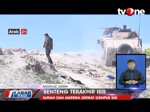 Siang Malam, Suriah dan AS Gempur Benteng Terakhir ISIS