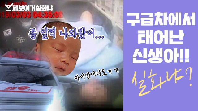 [제보이거실화냐] 구급차에서 태어난 아기 실화냐? 119구조대가 지킨 두 생명! / YTN