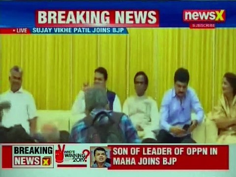 Lok Sabha Elections 2019: Maharashtra Congress Leader's Son Sujay Vikhe Patil Joins BJP Party