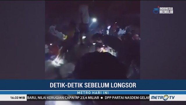 Detik-detik Sebelum Tambang Longsor di Bolmong