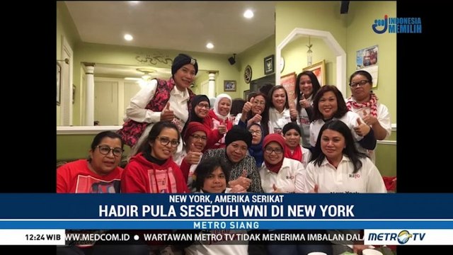 WNI di New York Dukung Jokowi-Ma'ruf