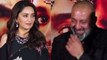 Kalank Teaser: Sanjay Dutt Blushes on the name of Madhuri Dixit at launch; Watch video | FilmiBeat