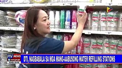 Download Video: DTI, nakaantabay sa paggalaw ng presyo ng bottled water