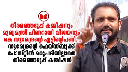 K Surendran  കമ്മീഷൻറെ നിർദ്ദേശത്തിനെതിരെ  കെ സുരേന്ദ്രൻ