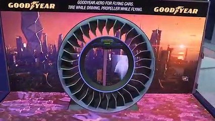 Le pneu concept Goodyear Aero est conçu pour la voiture volante et autonome