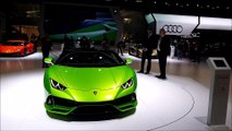 Salon automobile de Genève : le Supercar Huracan EVO Spyder de Lamborghini