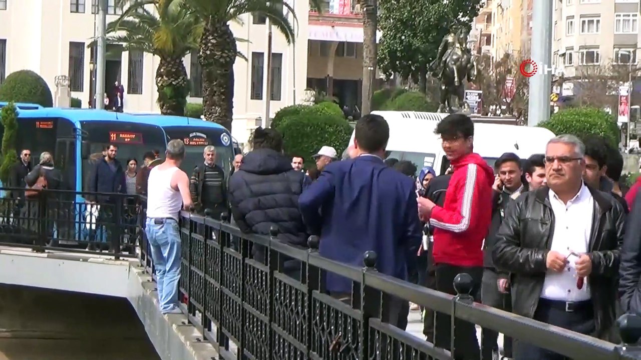 Nehir kenarındaki intihar girişimi son anda engellendi