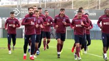 Trabzonspor, Erzurumspor maçı hazırlıklarını sürdürdü - TRABZON