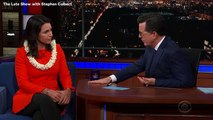 Stephen Colbert Grills Democrat Tulsi Gabbard On Meeting With Bashar al-Assad
