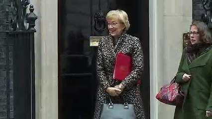 Prime Minister Theresa May and Cabinet depart Downing St