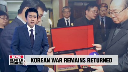 Remains of Korean War hero returned to his family after 69 years