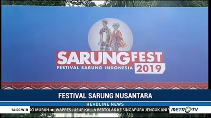 Festival Sarung Indonesia Digelar di Senayan