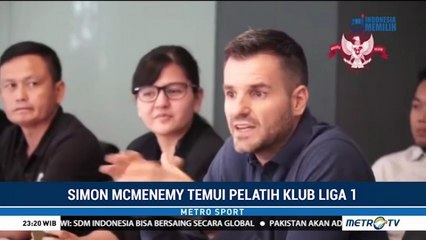 Simon McMenemy Temui Pelatih Klub Liga 1