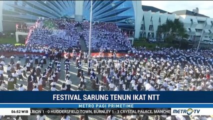 10 Ribu Warga NTT Ramaikan Festival Sarung Tenun Ikat