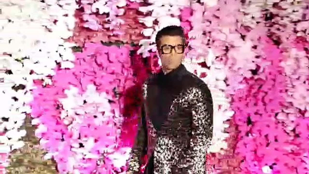 Karan Johar At Akash Ambani & Shloka Ambani's Grand Reception Party